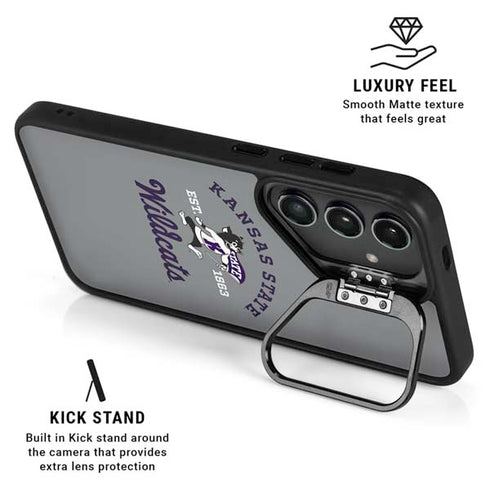 Kansas State University Wildcats Est 1863 Galaxy S25 Ultra Kickstand Case